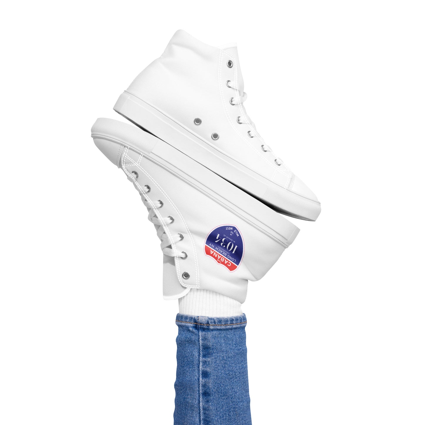 Women’s high top canvas shoes